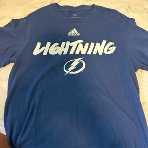 Adidas brand Tampa Bay Lightning shirt. Men’s size small.